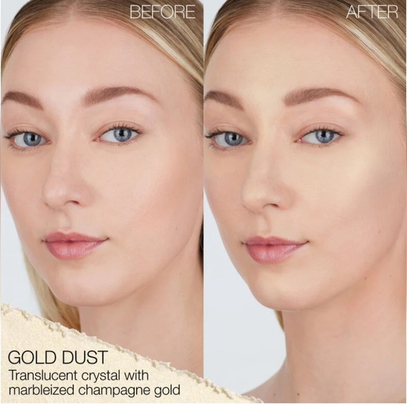 NARS Light Reflecting Pressed Setting Powder: Gold Dust, .35oz (Full Size), NIB - Picture 2 of 7